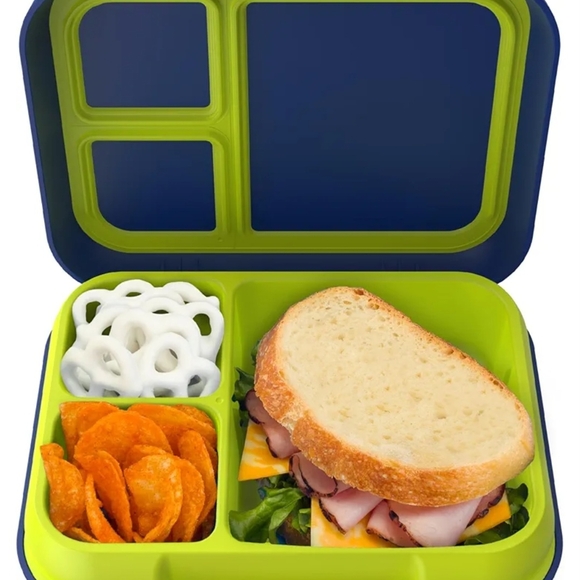 Bentgo Blue and Green Bento Lunch Box - Picture 8 of 9